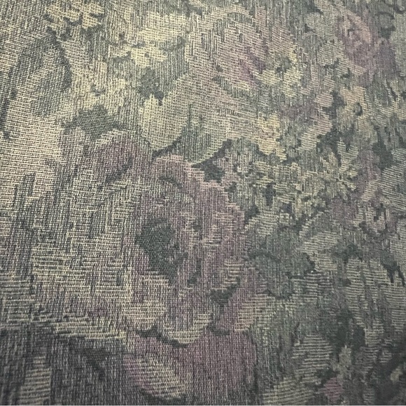 💜 Vintage London Fog Trench Coat Floral 1980s or 1990s Outerwear Great C… - Picture 15 of 15